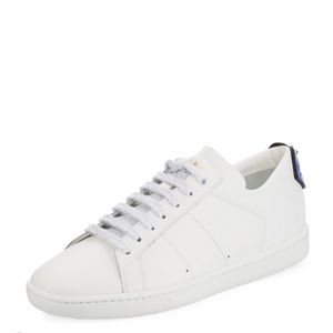 Saint Laurent Classic lips leather sneakers